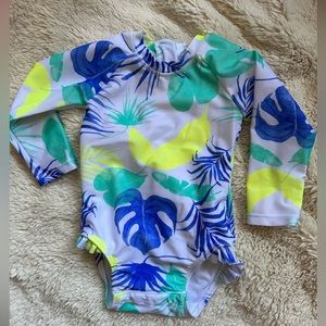 Wavezone one piece long sleeve swimsuit